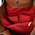 TL KeyLuck - Woven printed leather shopping bag